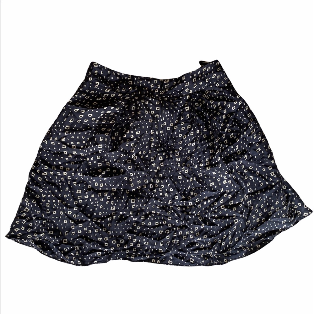 Anthro Lil 100% SILK SKIRT size 8